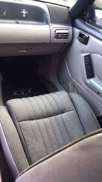 1991 Red Ford Mustang Hatchback