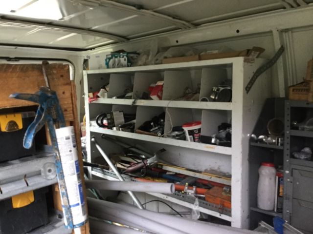 1991 White Chevrolet G30 Van Cargo van