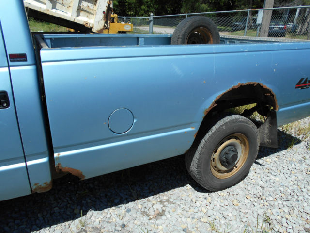 1991 Blue GMC Sierra 1500 Standard Cab Pickup