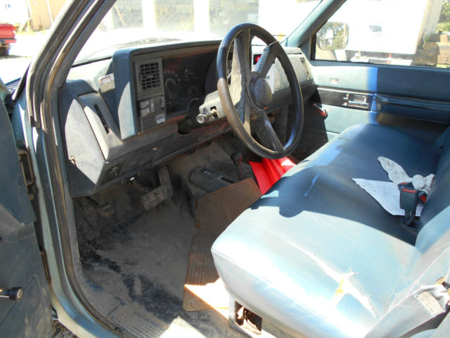 1991 Blue GMC Sierra 1500 Standard Cab Pickup