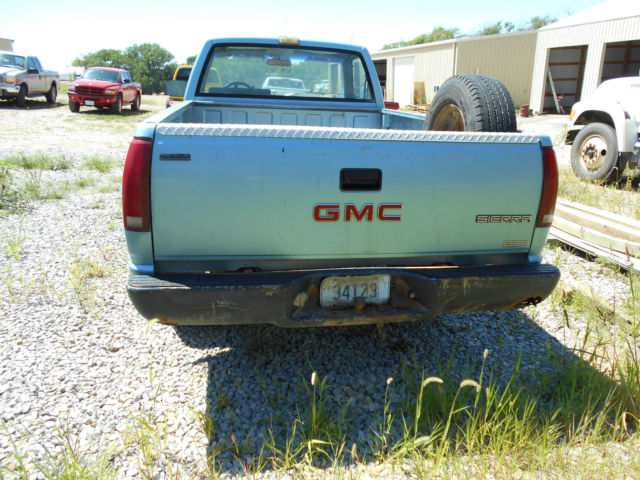 1991 Blue GMC Sierra 1500 Standard Cab Pickup