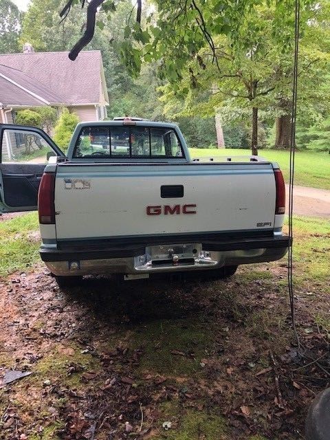 1991 Blue/White GMC Sierra 1500 Standard Cab Pickup