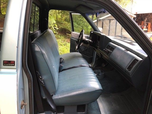 1991 Blue/White GMC Sierra 1500 Standard Cab Pickup