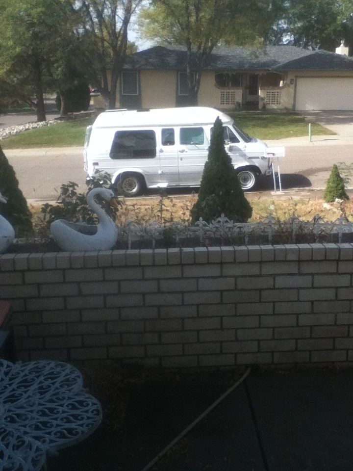 1991 White GMC Vandura Extended Passenger Van
