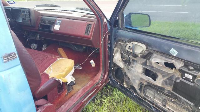 1991 Blue GMC Sierra 1500 Step side Shortbed