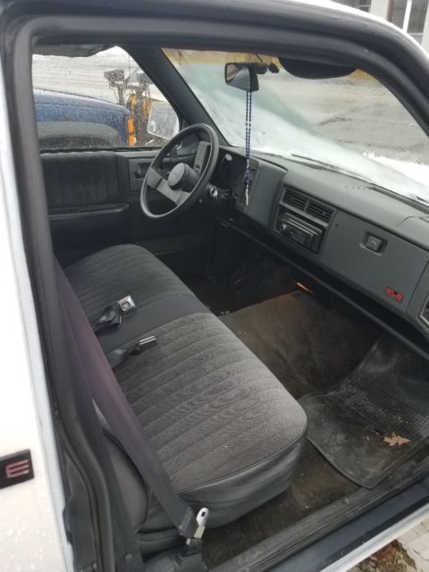 1991 White Chevrolet S-10 Standard Cab Pickup