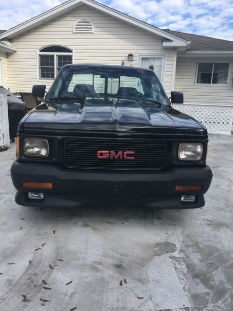 1991 Black GMC Syclone Standard Cab Pickup Short Base