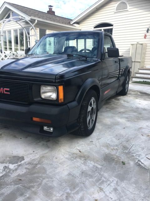 1991 Black GMC Syclone Standard Cab Pickup Short Base