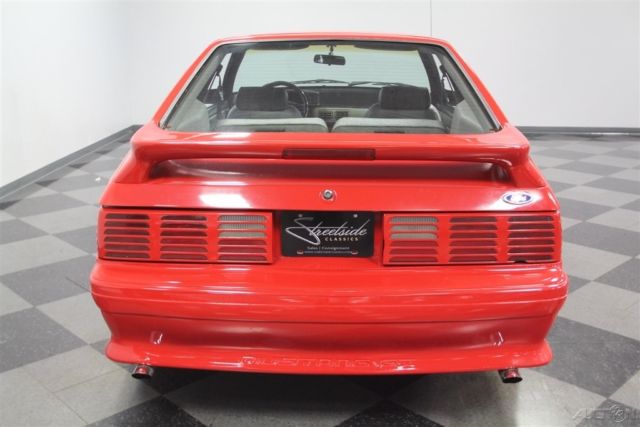 1991 Red Ford Mustang