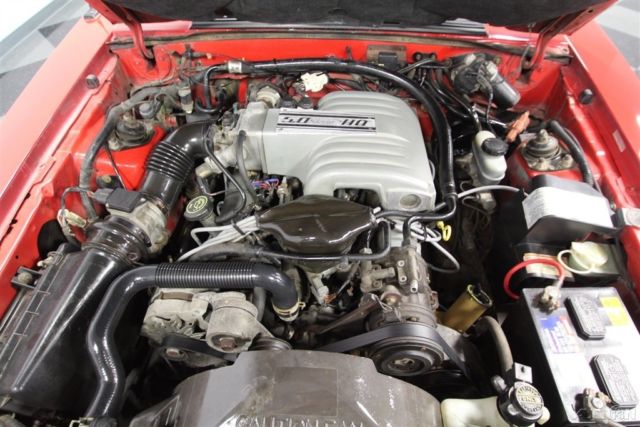 1991 Red Ford Mustang