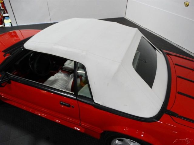 1991 Red Ford Mustang