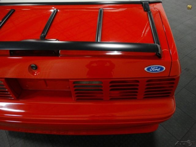 1991 Red Ford Mustang