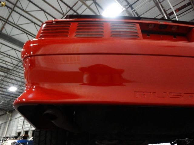 1991 Red Ford Mustang