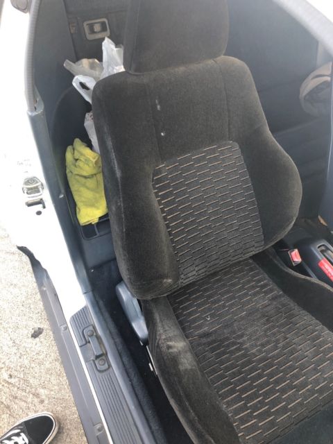 1991 White Honda CRX Hatchback