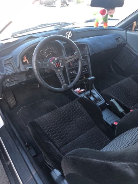 1991 White Honda CRX Hatchback