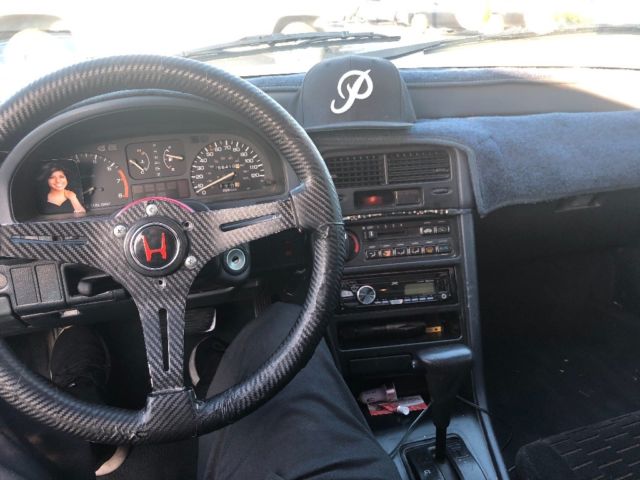 1991 White Honda CRX Hatchback