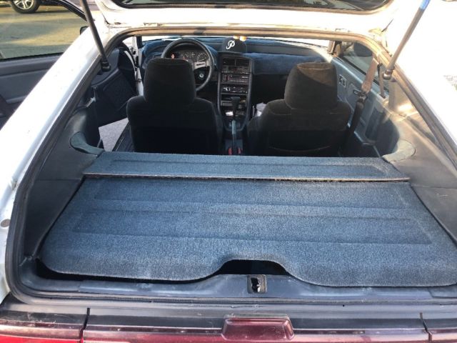 1991 White Honda CRX Hatchback