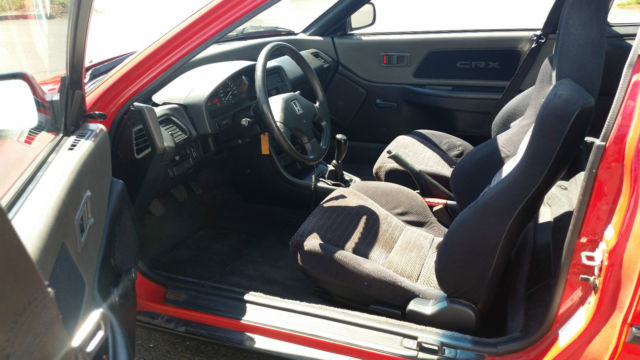 1991 Red Honda CRX Hatchback