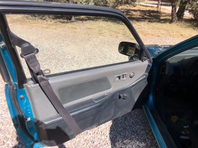 1991 Turquoise Honda Civic Hatchback