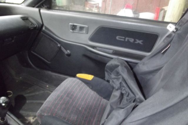 1991 Polar White Honda CRX Hatchback