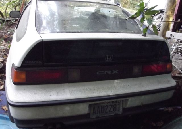 1991 Polar White Honda CRX Hatchback