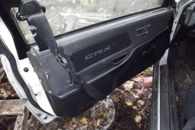 1991 Polar White Honda CRX Hatchback