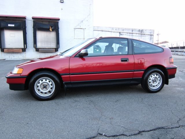 1991 Red Honda CRX