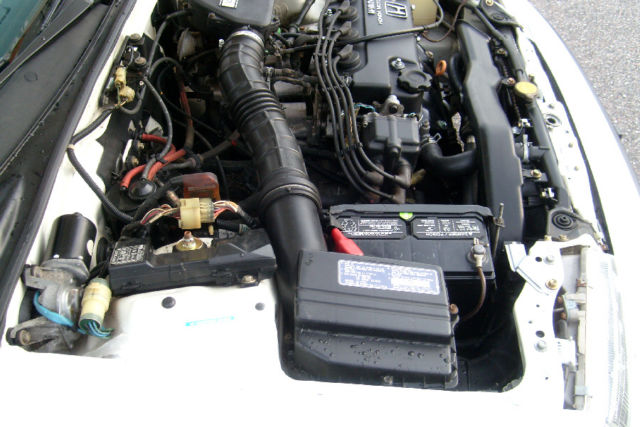 1991 White Honda CRX Hatchback