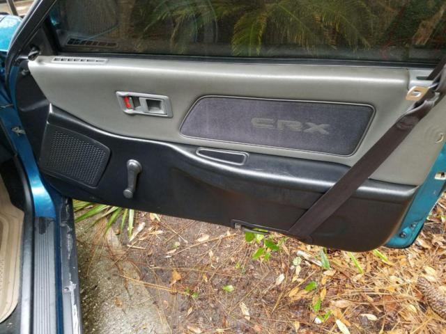 1991 Blue Honda CRX Hatchback