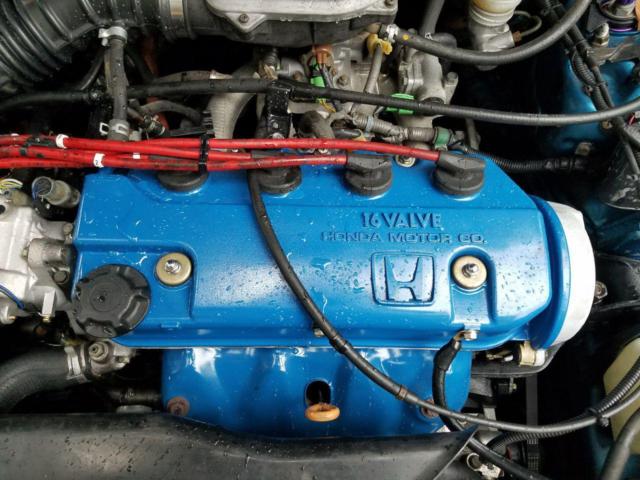 1991 Blue Honda CRX Hatchback