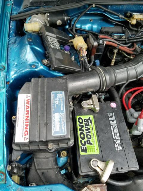 1991 Blue Honda CRX Hatchback