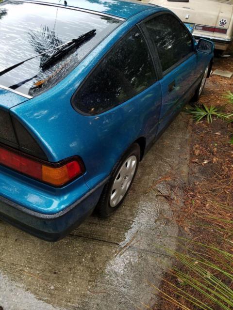 1991 Blue Honda CRX Hatchback