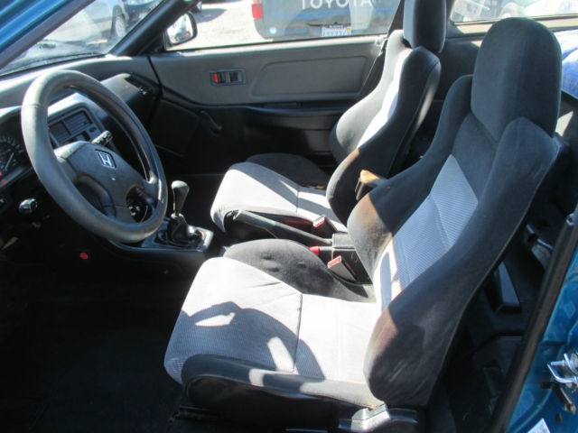 1991 Blue Honda CRX Coupe