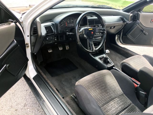 1991 White Honda CRX Hatchback