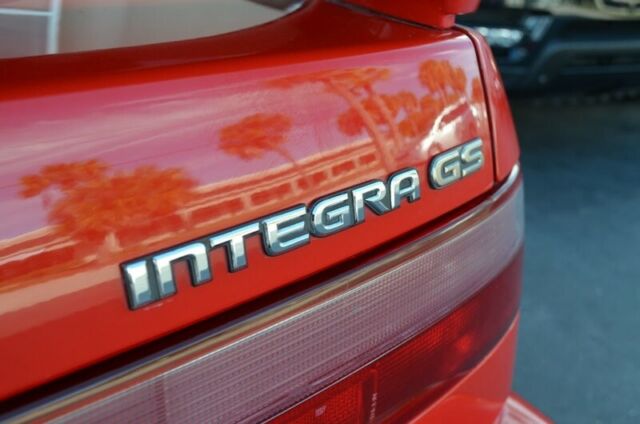 1991 Red Acura Integra Hatchback