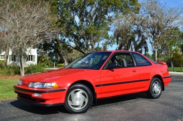 1991 Red Acura Integra Hatchback