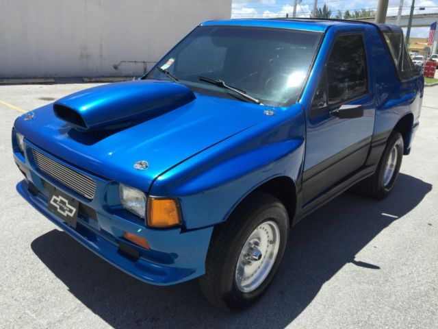 1991 Blue Chevrolet S-10 Coupe