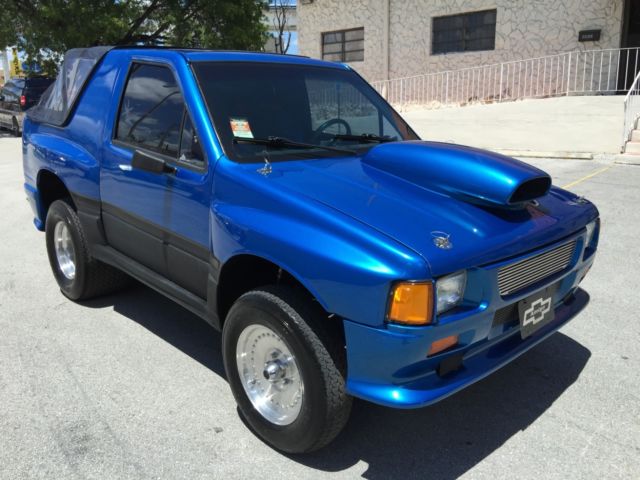 1991 Blue Chevrolet S-10 Coupe