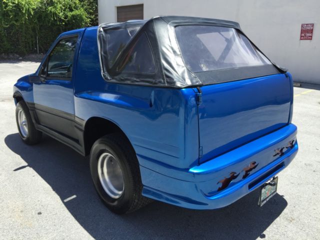 1991 Blue Chevrolet S-10 Coupe