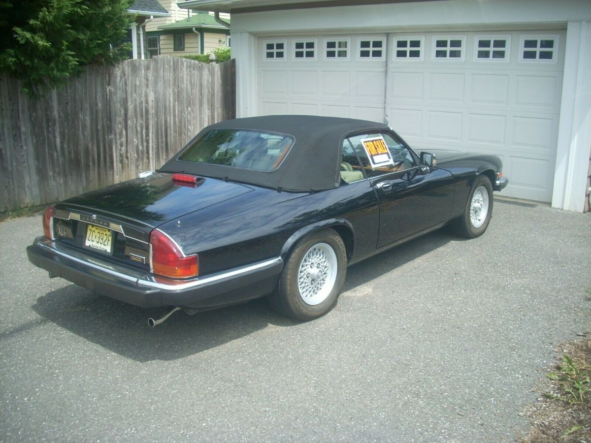 1991 Black Jaguar XJS Convertible
