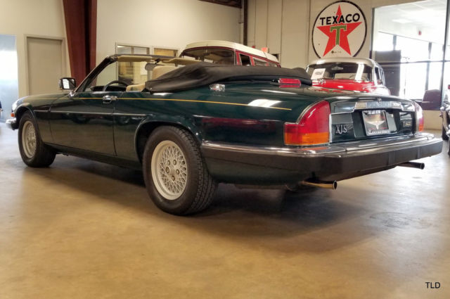 1991 Green Jaguar XJ Convertible
