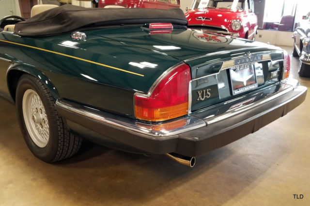 1991 Green Jaguar XJ Convertible