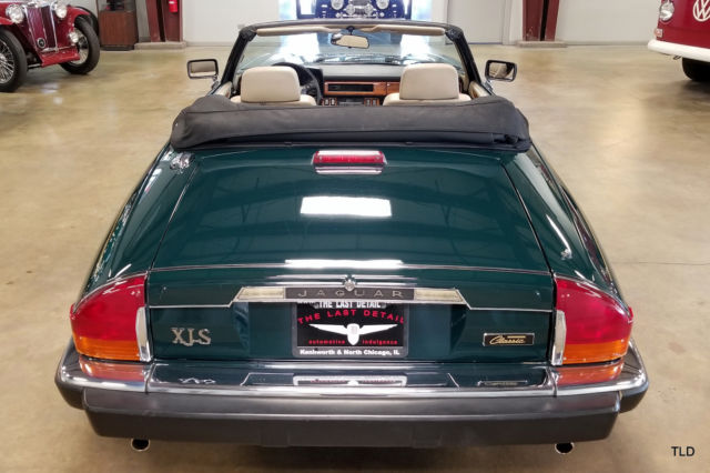 1991 Green Jaguar XJ Convertible