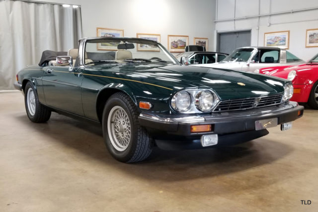 1991 Green Jaguar XJ Convertible