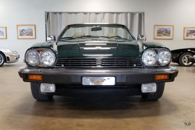 1991 Green Jaguar XJ Convertible
