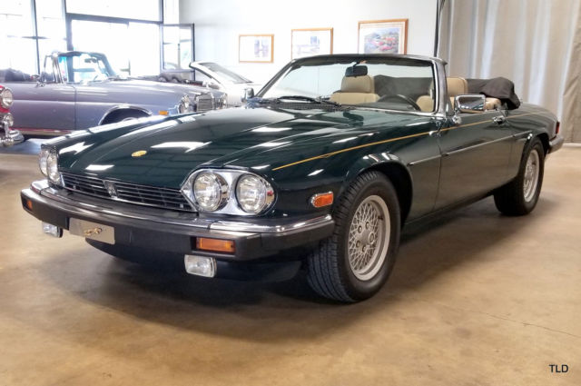 1991 Green Jaguar XJ Convertible