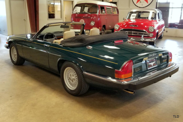 1991 Green Jaguar XJ Convertible