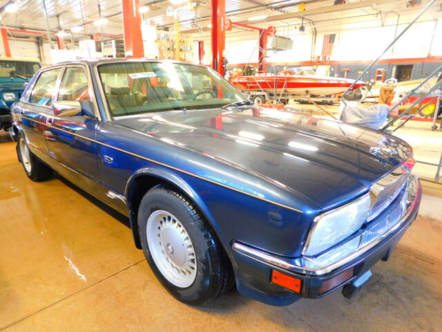 1991 Blue Jaguar XJ6 Sedan