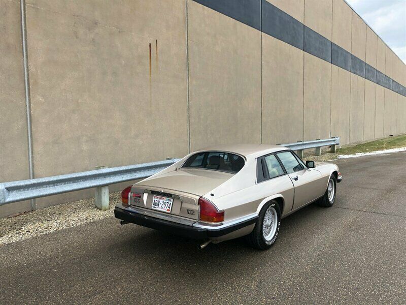 1991 Gold Jaguar XJ8 --