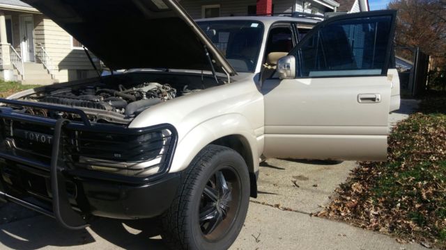1991 Tan Toyota Land Cruiser SUV